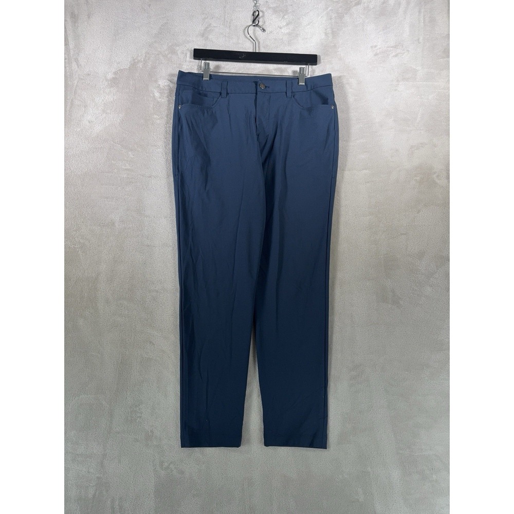 Lululemon ABC Slim Fit Pants Mens Size 32x29 True Navy Performance Warpstreme